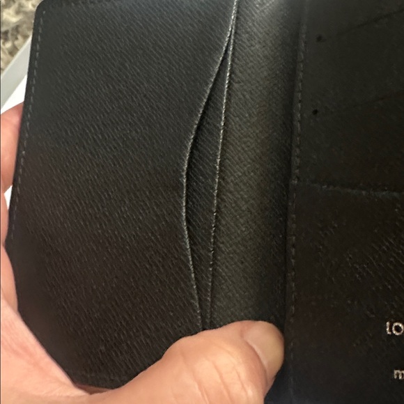 Louis Vuitton Black Checkered Card Holder - Picture 12 of 12